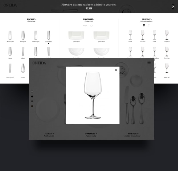 Website view