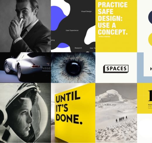 Moodboards for design testing