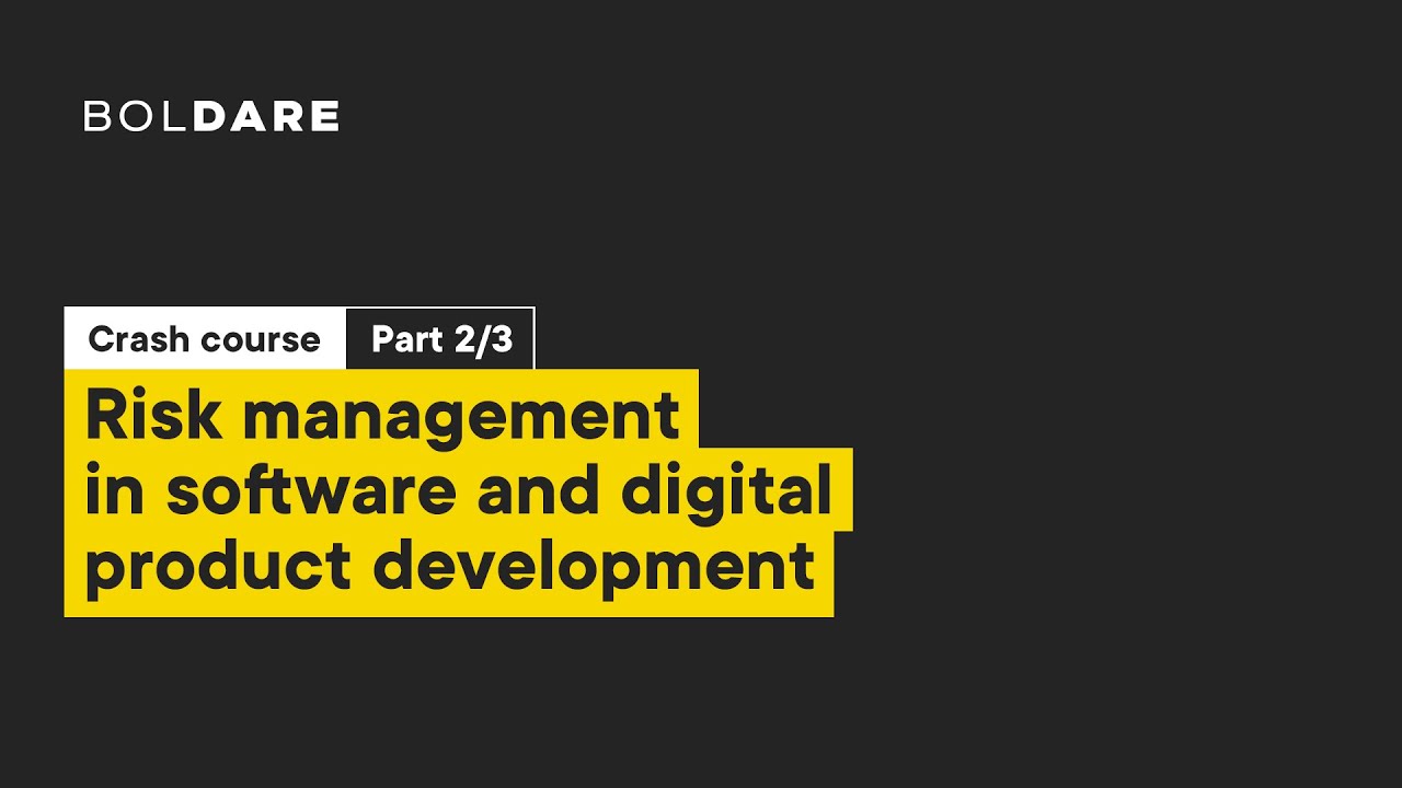 Crash Course: How to manage risks, web products & software teams in recession? Part 2/3 CRS