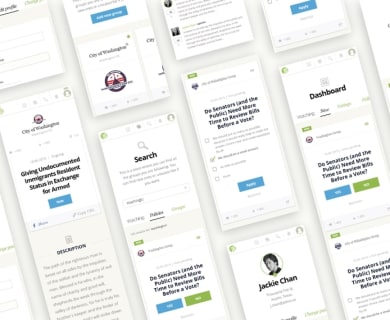 Case study of how we developed voting platform - case study cover